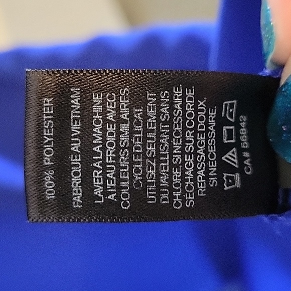 Express Split Back Tank - Blue - Picture 4 of 5